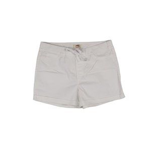 Lei Shorts Women's Size Extra Large White Rolled Cuff 2" Inseam Short Shorts